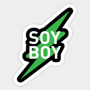 SOY BOY Sticker